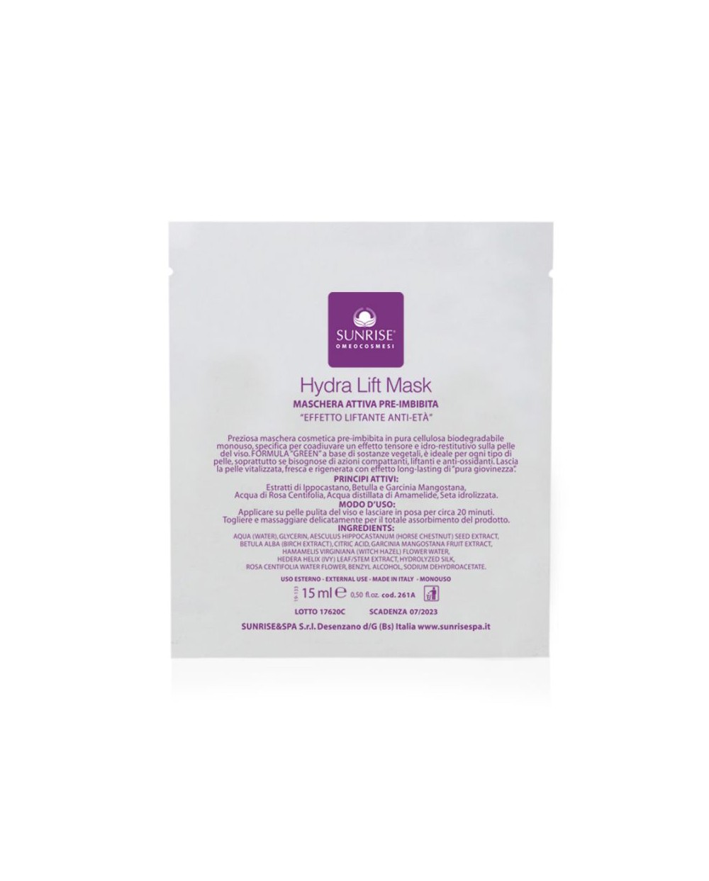 hydra lift mask - centro benessere eden
