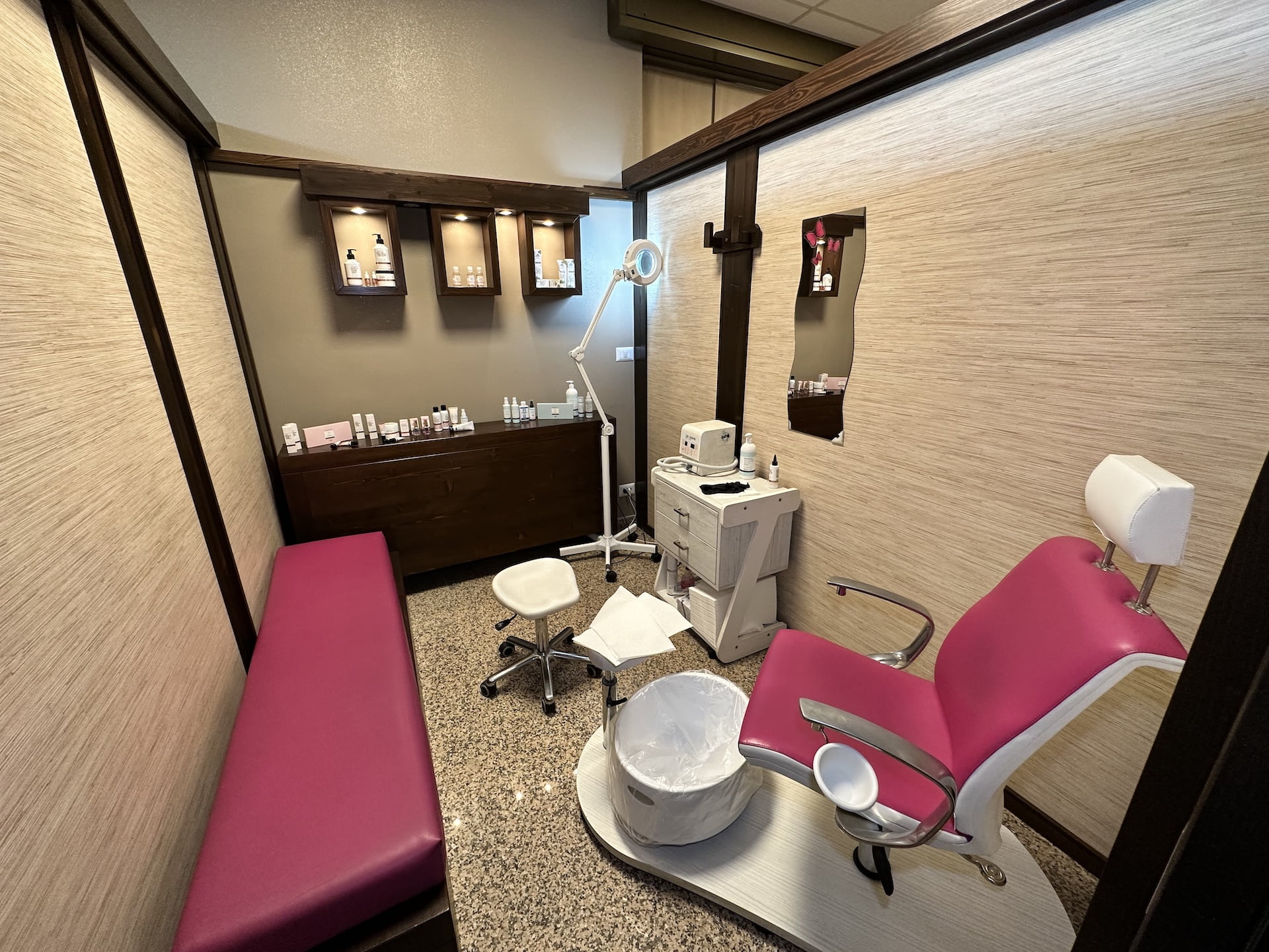 vista panoramica cabina pedicure - centro eden, pantigliate
